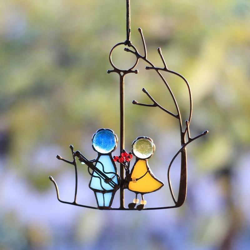 LumiJoy Dekorativ Suncatcher – Legende Ophæng til Vinduer