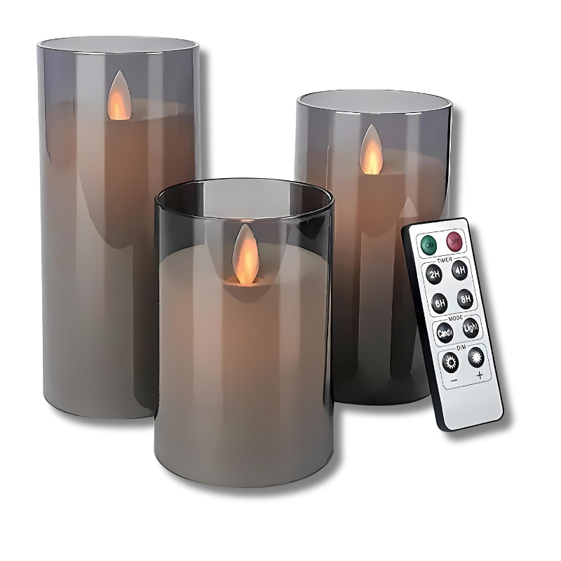 Elektriske stearinlys | 3 justerbare LED-lys