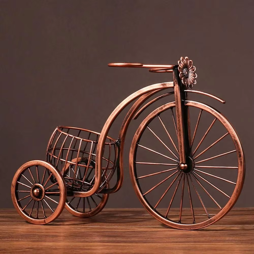 Pedal&Pour - Vintage vinreol med glasholdere