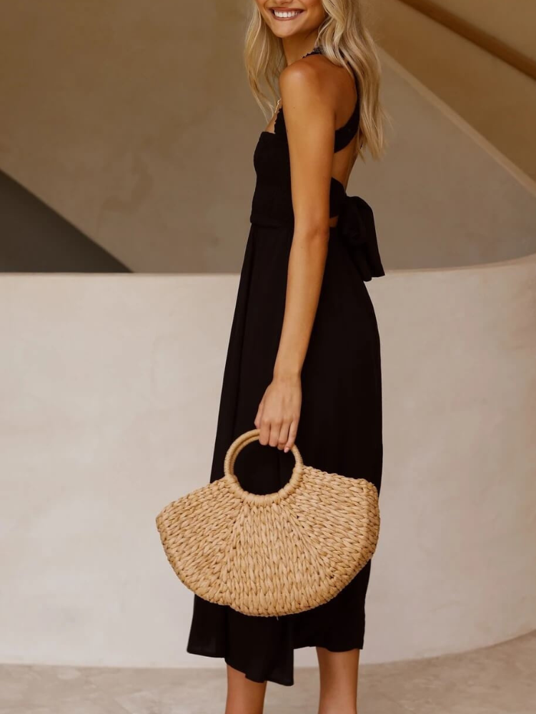Selena - Elegant Halterneck Midikjole