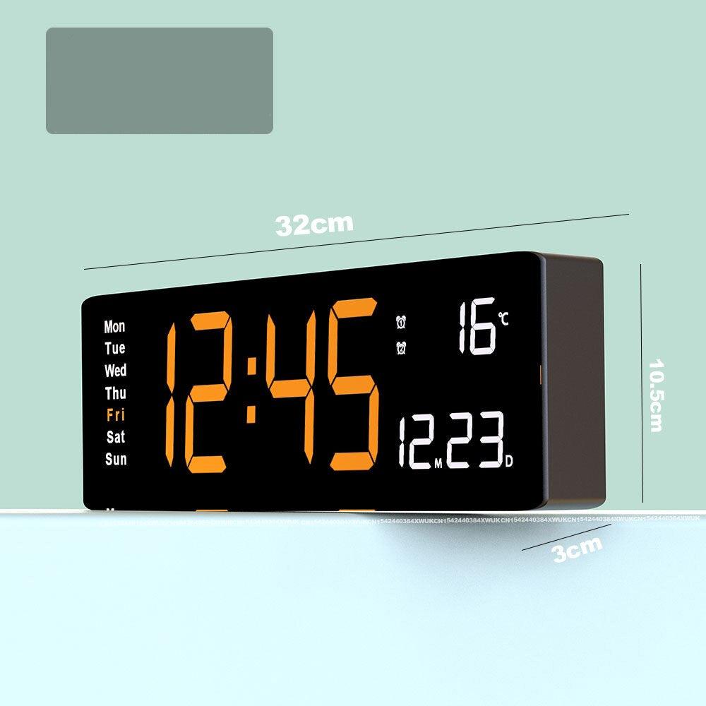 LumiTime Elegant Digitalt Ur – Moderne Design & Oplyst Skærm
