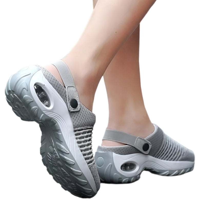 Belinda - Dame slip-on mesh vandresko med slingback-støtte