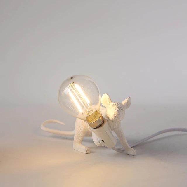 GlowNest - LED mus-formet dekorativ lampe