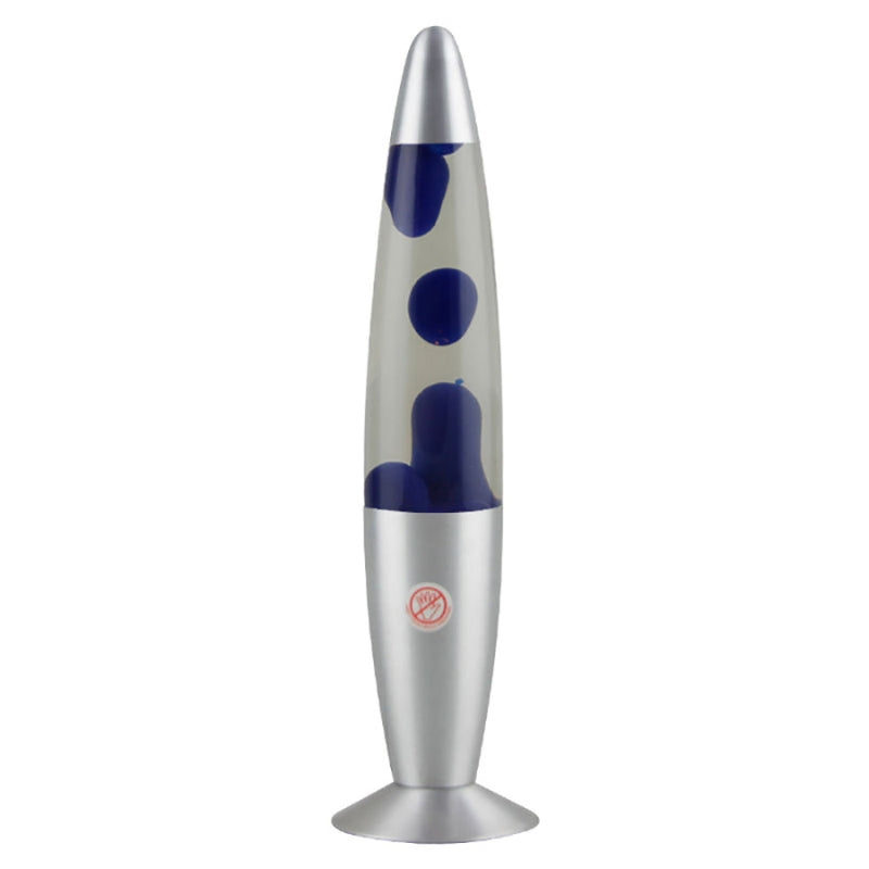 NovaGlow - Elegant Slank Lava Lampe med Farvet Voks