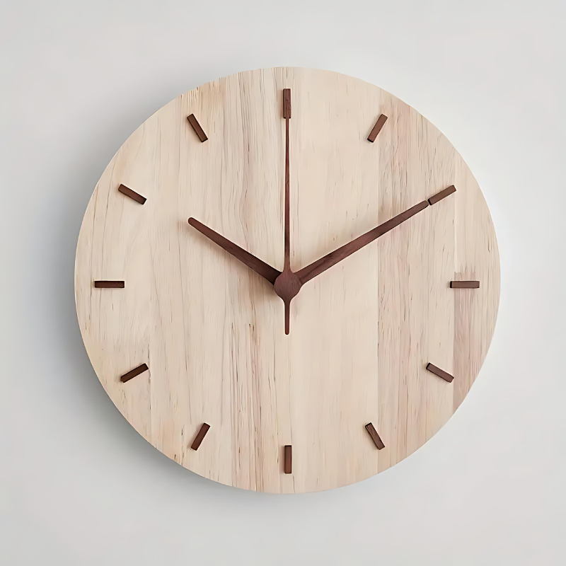 LumiTime Minimalistisk Vægur – Elegance til Dit Interiør