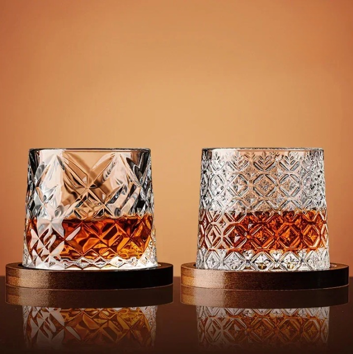 WhiskeySpin - Premium roterende whiskyglas