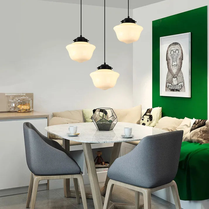 GeoGlow Elegant Geometrisk Hængelampe – Perfekt til Moderne Indretning