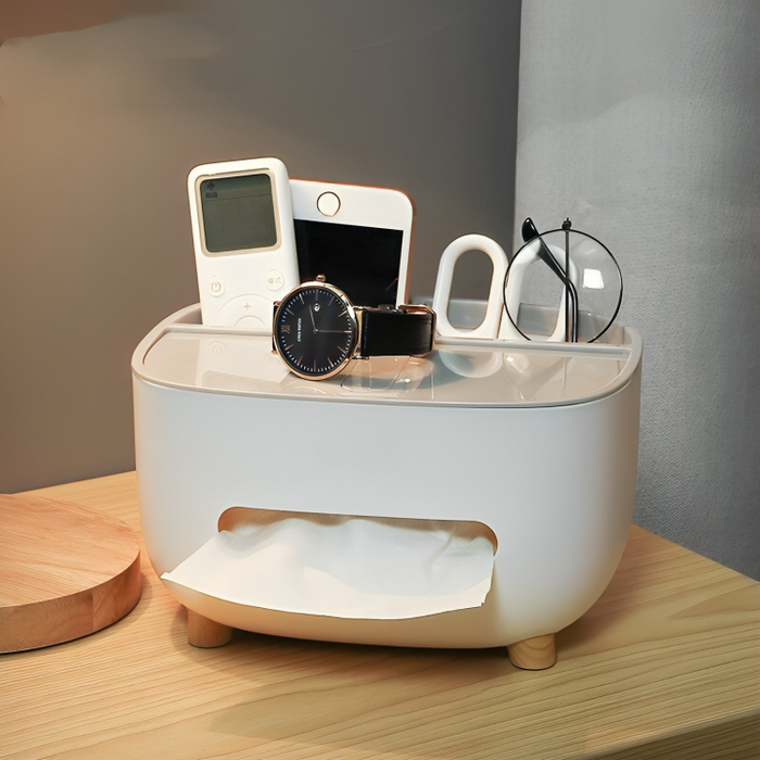 OrganizePro Multi- Funktions skrivebordsorganizer og telefonstativ