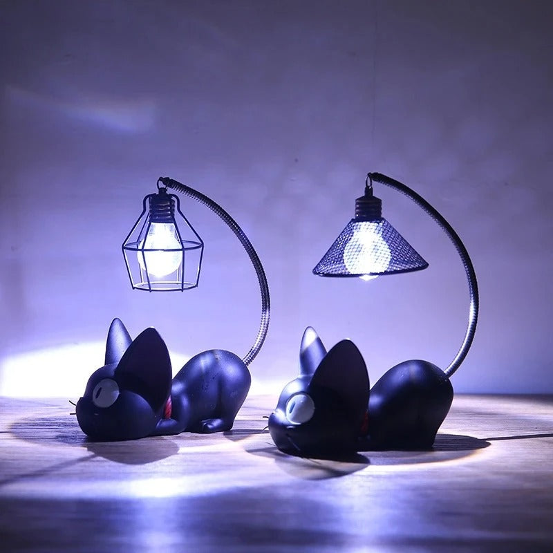 LumiPaws – Yndig sort kattelampe med fleksibelt baglygte