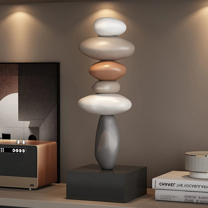 StoneBalance - Moderne stablet stenskulptur