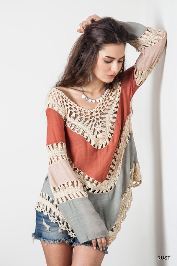 Sonia Boho Strandbluse