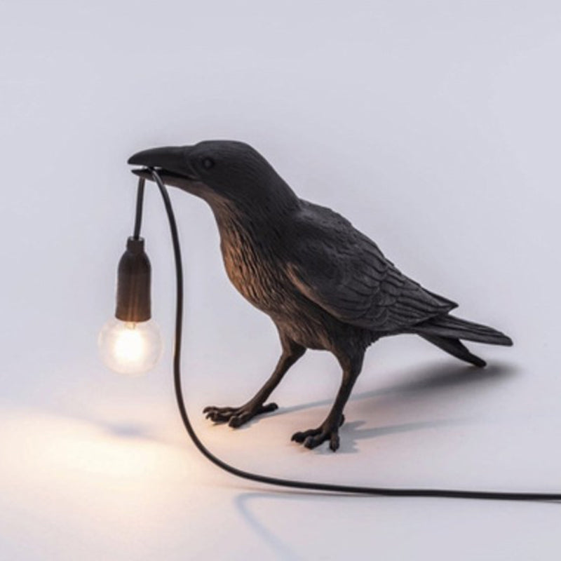 Luma - Dekorativ Bordlampe med Fugl