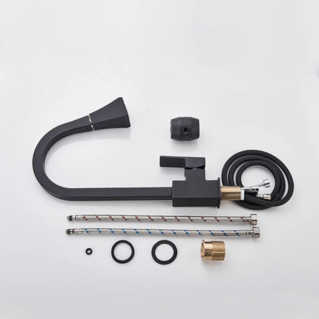 BlackMatte - Køkkenhane med Pull-Down sprøjte