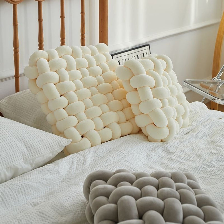 KnotEase - Comfort flettet pude