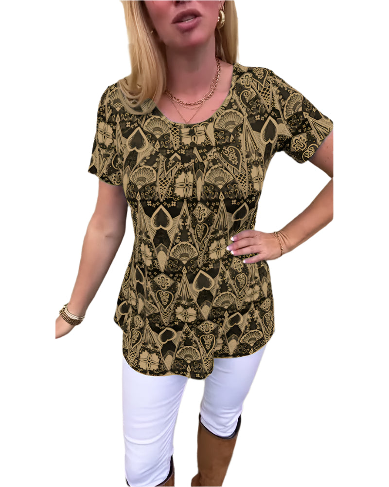 Nova – Retro Sommer T-Shirt med Tidløst Design