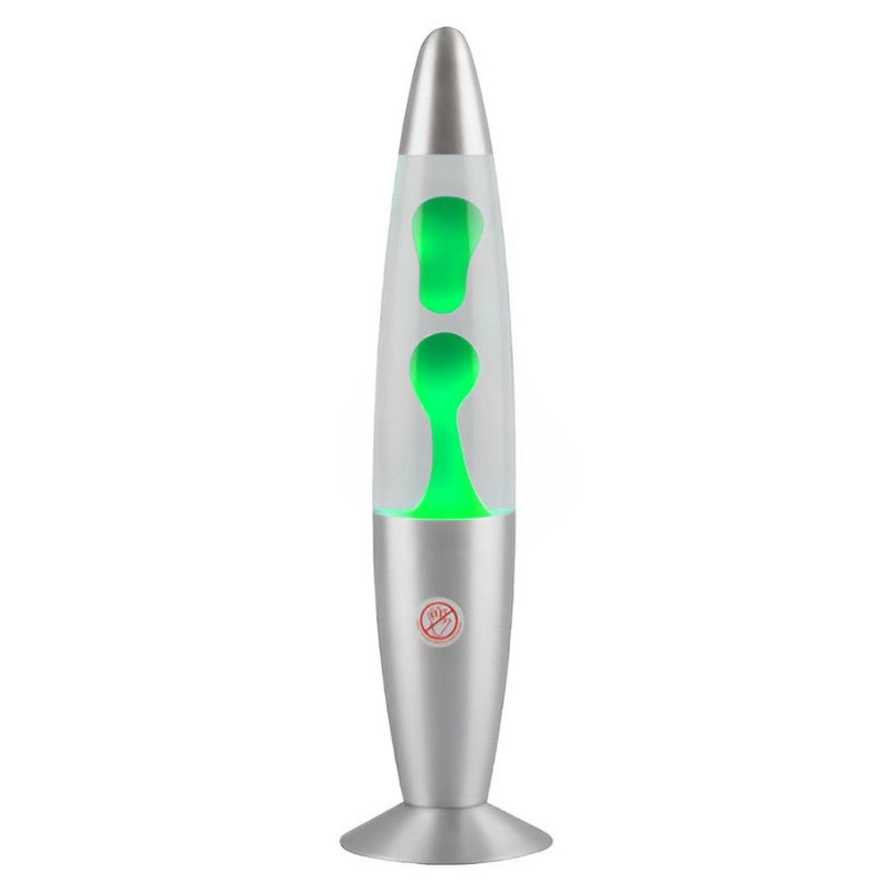 NovaGlow - Elegant Slank Lava Lampe med Farvet Voks