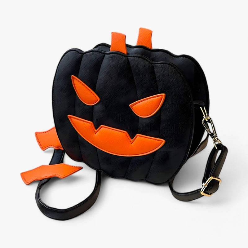 Juna Halloween Pumpkin Skuldertaske – Justerbart Riem & Festligt Design