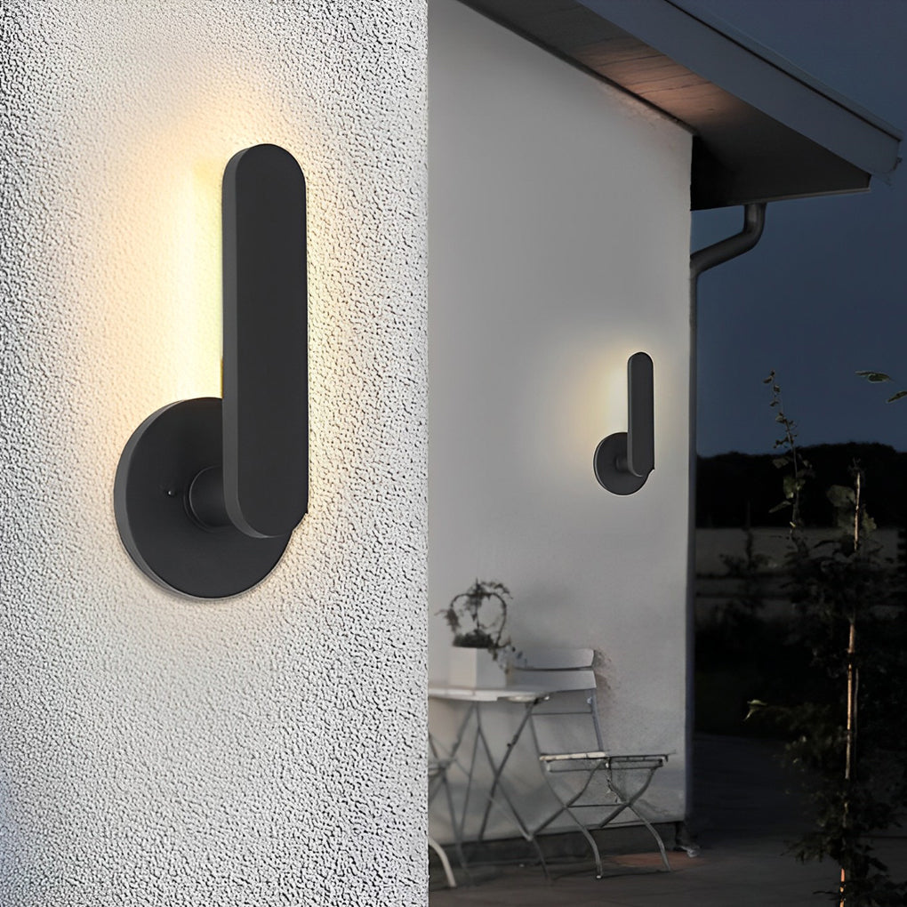Aura - Moderne udendørs LED-væglampe