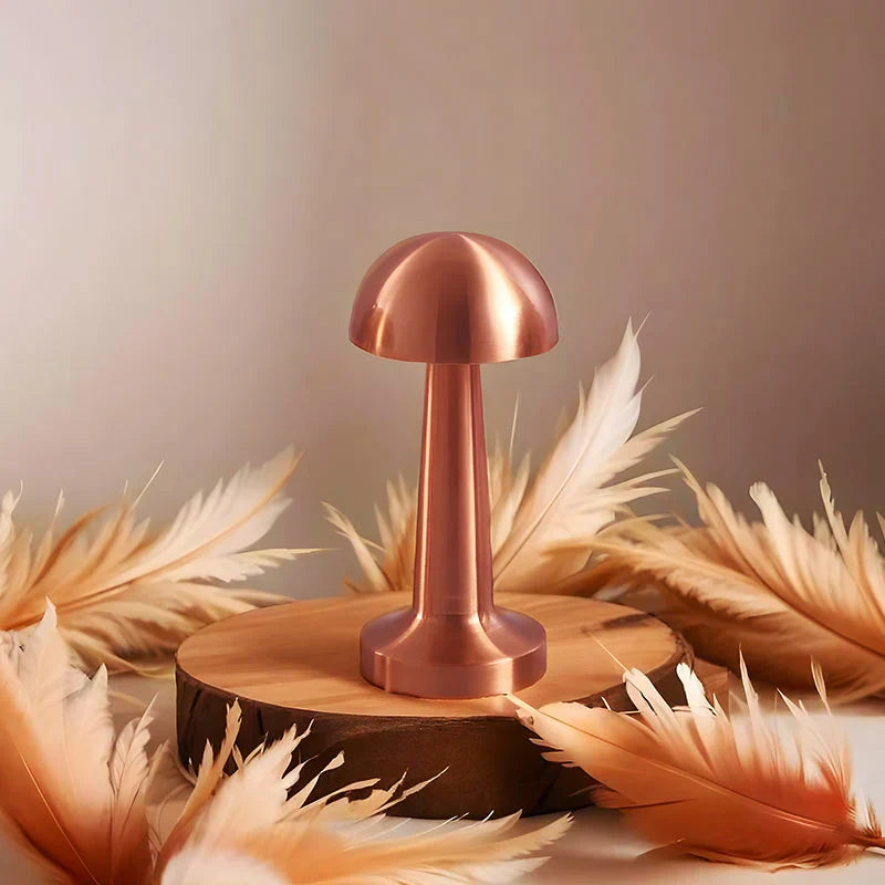 LumiShroom – Elegant kobbersvampelampe