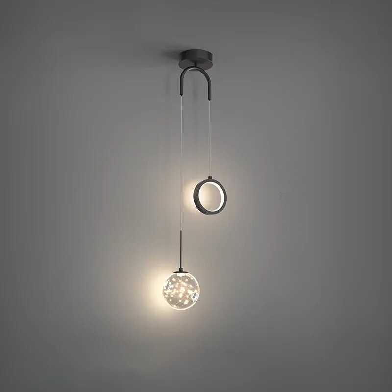KrystaLume Elegant Krystal LED Pendel – Sofistikeret Glød og Tidløs Elegance
