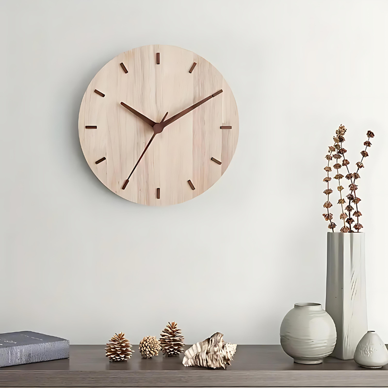 LumiTime Minimalistisk Vægur – Elegance til Dit Interiør