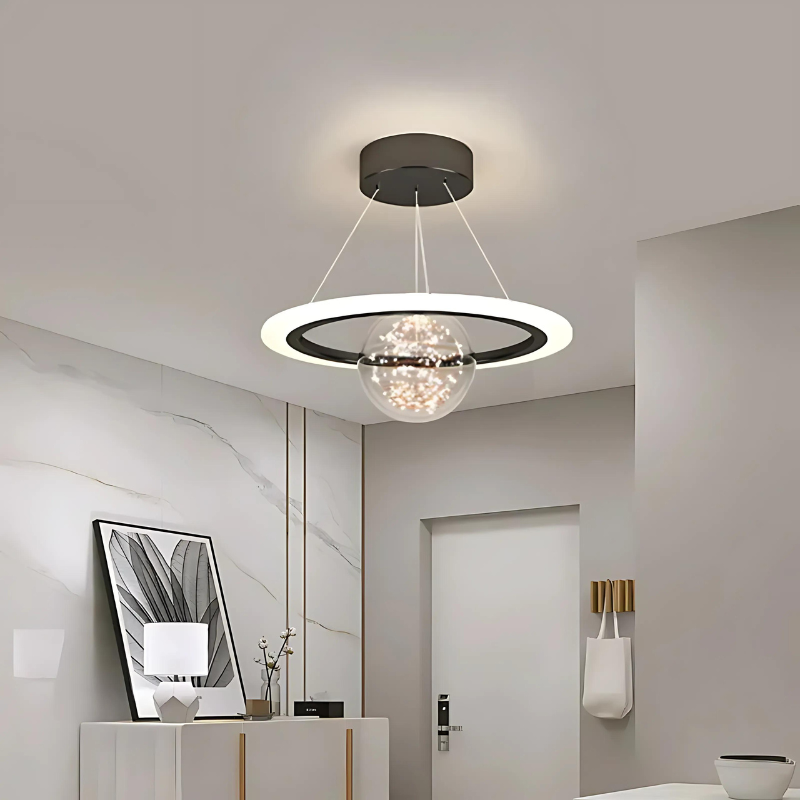 LumiViva Elegant LED Loftslampe – Moderne Design med Justerbar Belysning