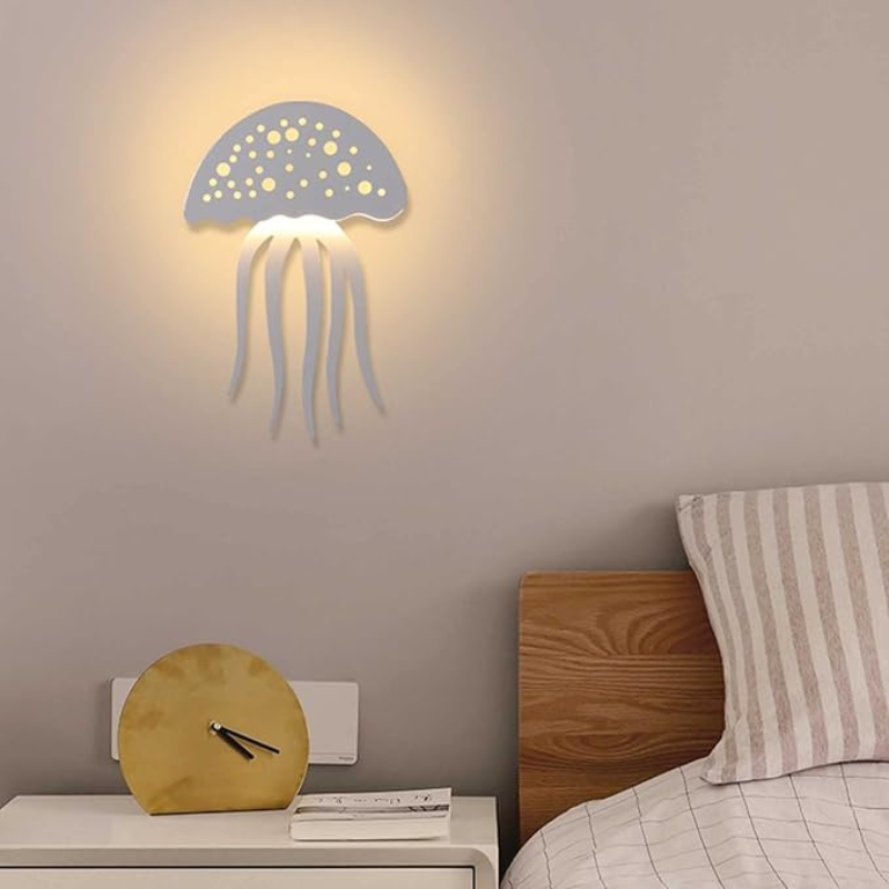 LumiJelly Vandmand LED Væglampe – Beroligende Belysning og Kreativt Design