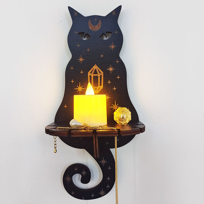 GothicDecor - Mystiske væghylder med lysestager