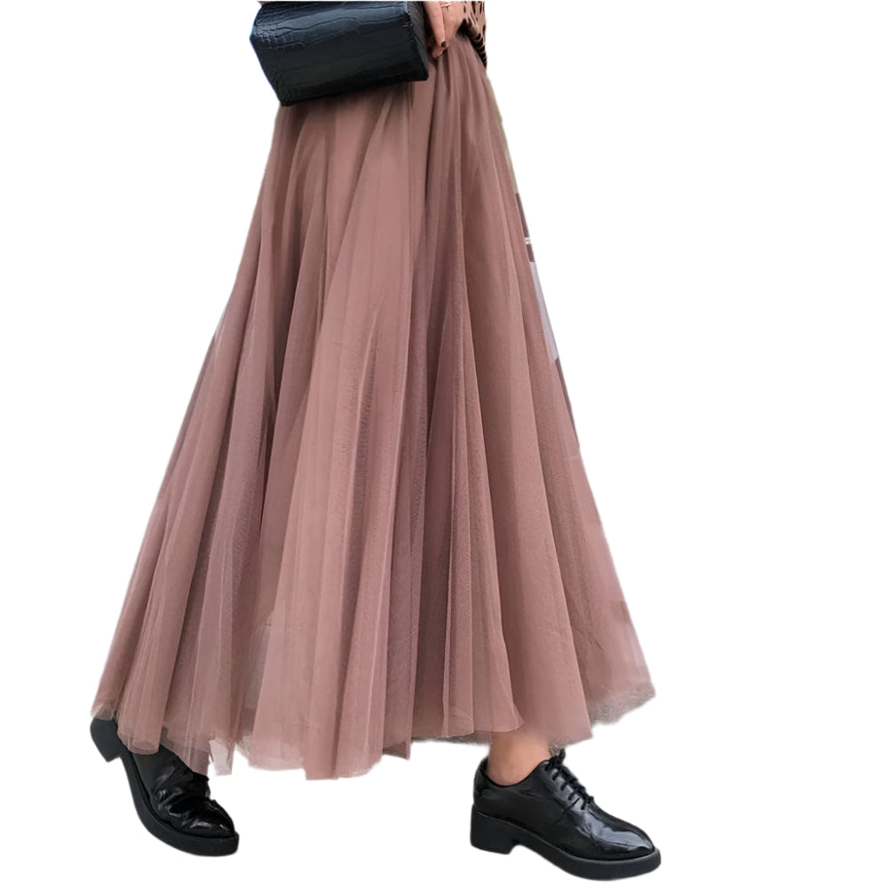 Juliana - Elegant Midi Tylskørt