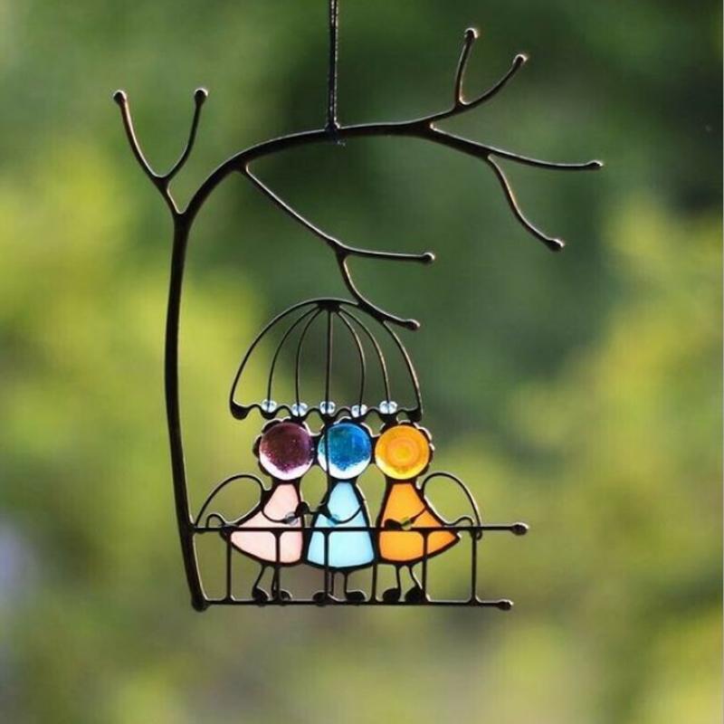 LumiJoy Dekorativ Suncatcher – Legende Ophæng til Vinduer