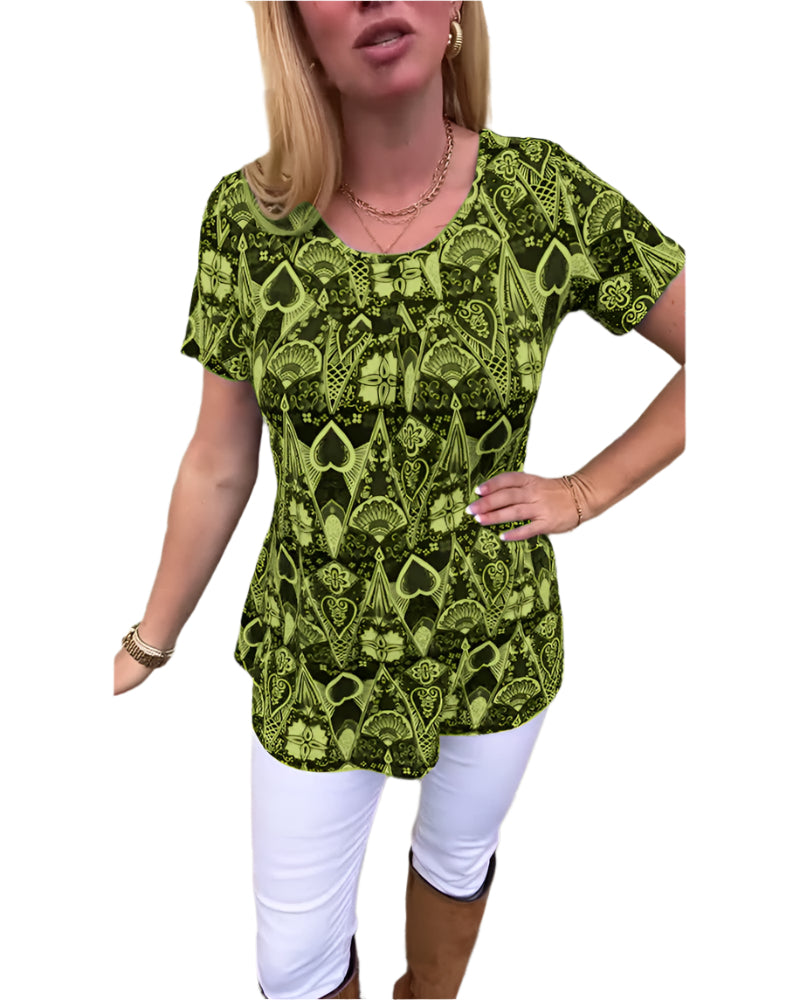 Nova – Retro Sommer T-Shirt med Tidløst Design