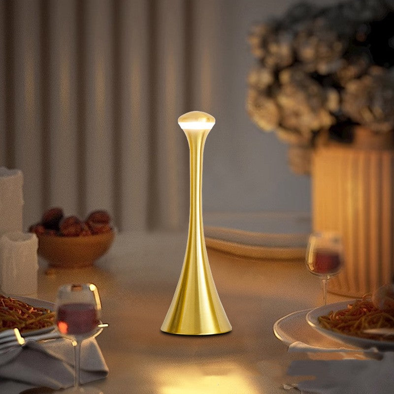 EvoLuxe Trådløs Bordlampe – Stilfuld Belysning med Touch-Dæmpning
