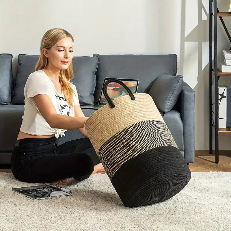 Miroa – Sammenklappelig Vasketøjskurv med Elegant Design og Ekstra Opbevaring