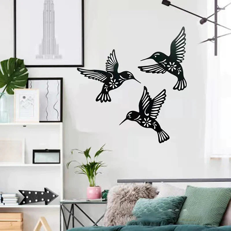 Nature'sFlight - Elegant kolibri-vægskulptur