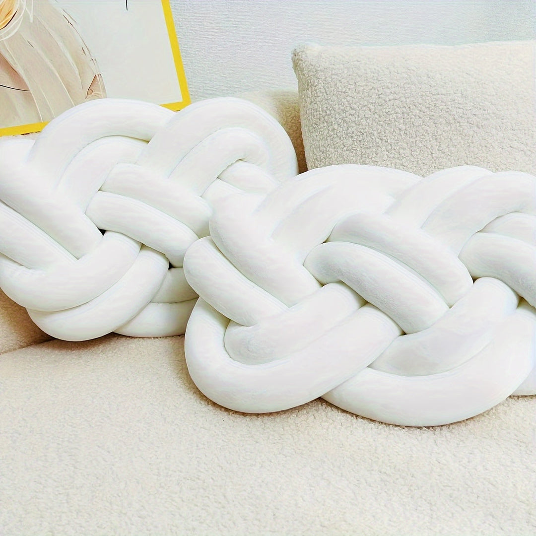 CozyPlush Sæt med 2 Plys Dekorative Puder – Blød Elegance til Dit Hjem