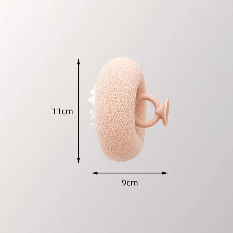 PurePuff - Doughnut-formet badekar og bruser skrubber