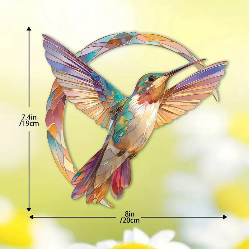 HummiGlow Levende Kolibri Suncatcher – Strålende Vinduesdekoration