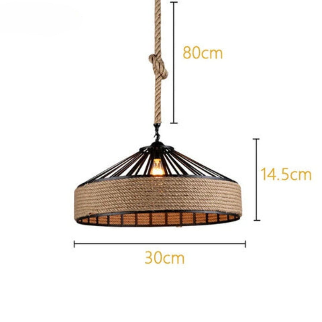 MajesticGlow - Reb Pendel Metal Lysekrone Lampe