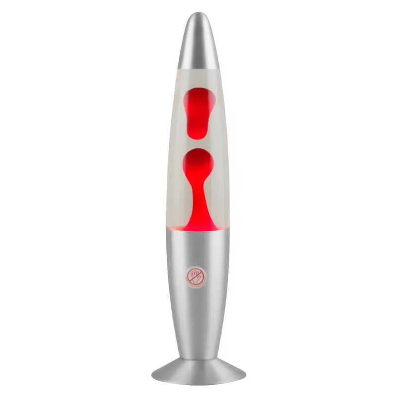 NovaGlow - Elegant Slank Lava Lampe med Farvet Voks