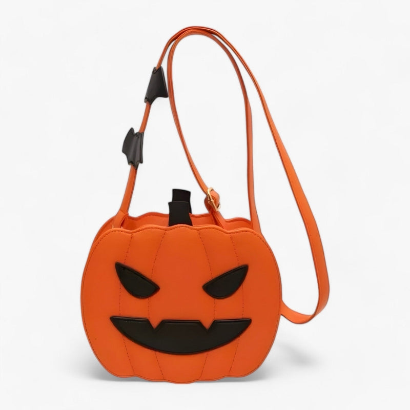 Juna Halloween Pumpkin Skuldertaske – Justerbart Riem & Festligt Design