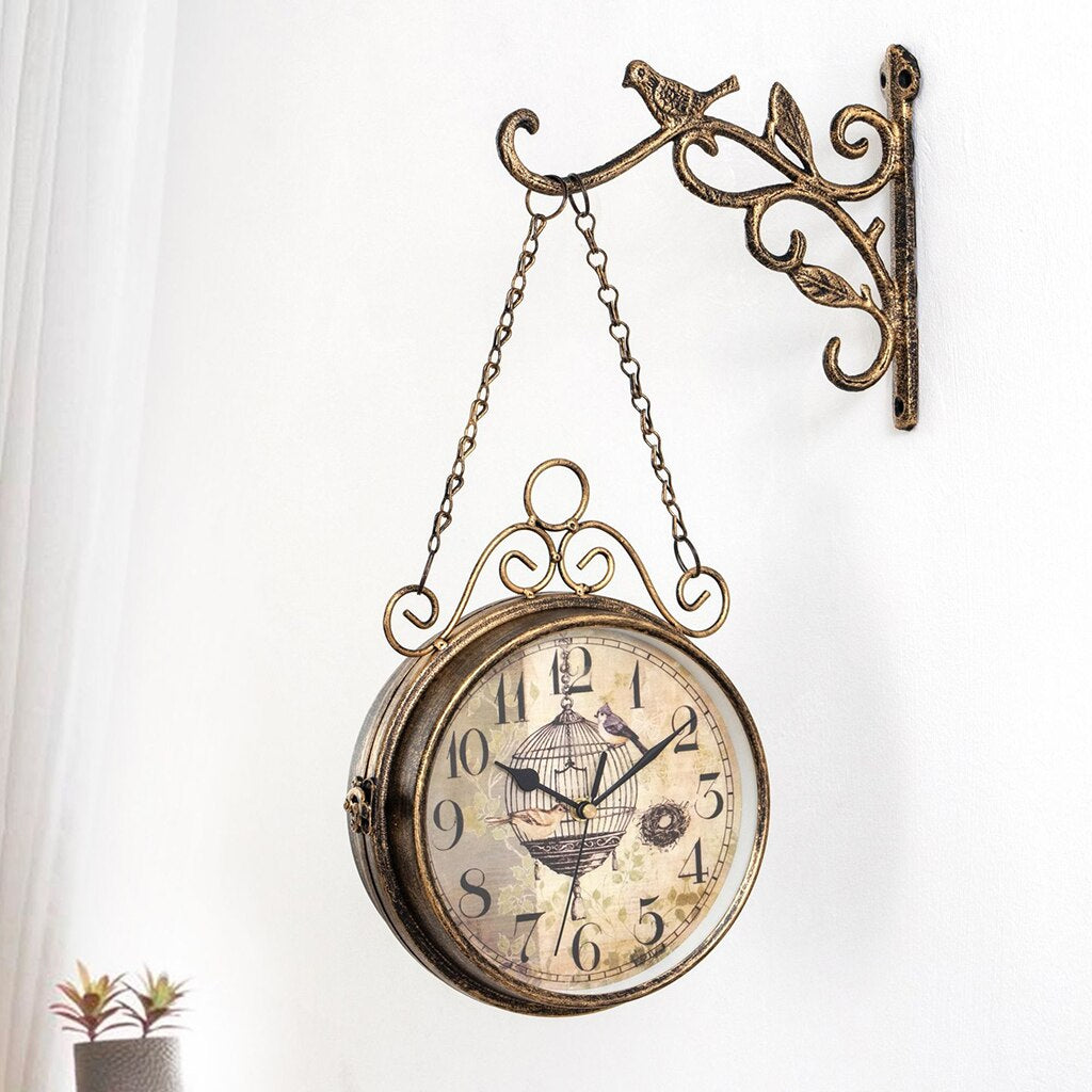 EcoStation - Vintage inspireret togstationsur