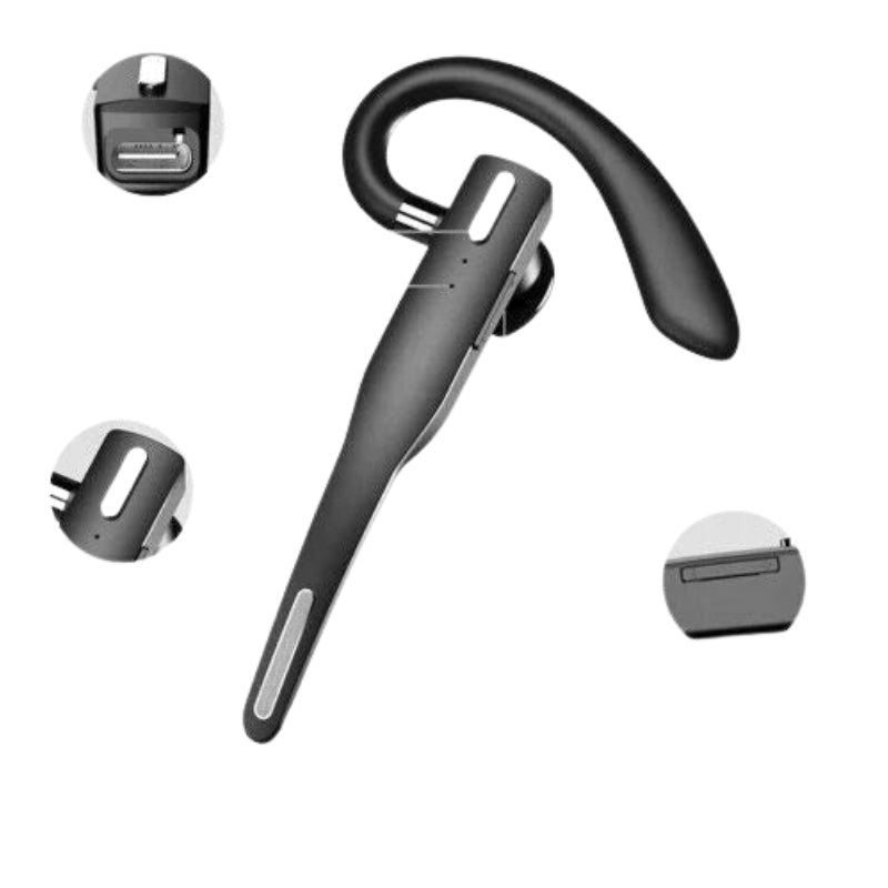 NovaTalk Trådløst Bluetooth Headset med Dobbelt Mikrofon