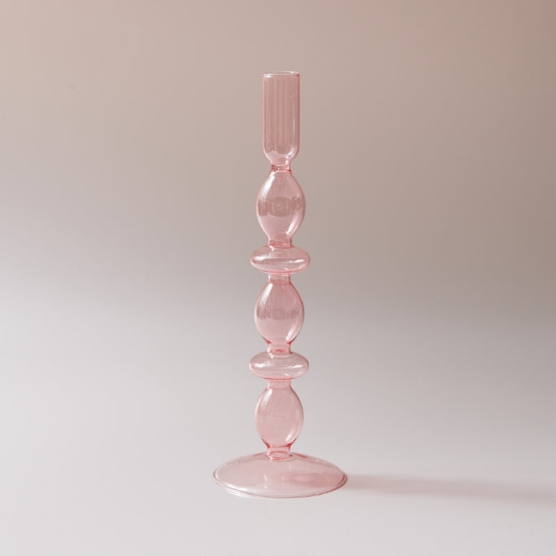 GlassAura -  Elegante håndlavede glaslysestager og vaser
