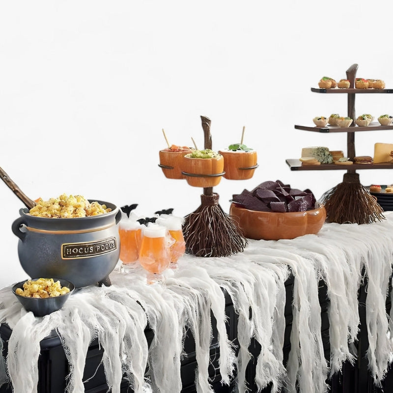 Hex Kedel – Serveringsbakke i form af en Halloween-kedel