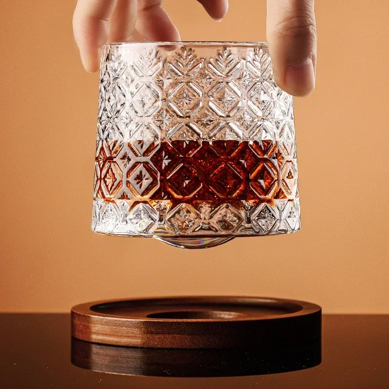 WhiskeySpin - Premium roterende whiskyglas