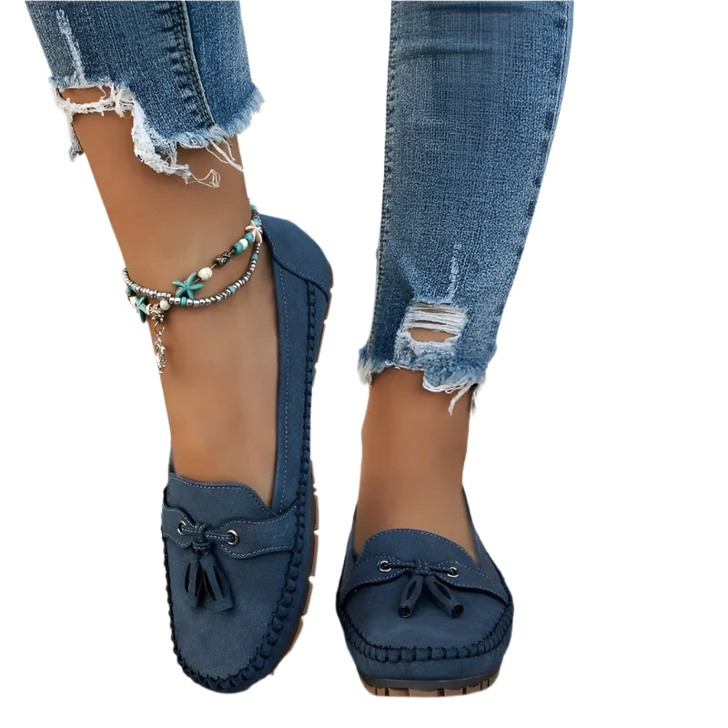 Olivia - Ubesværede slip-on loafers med tidløs charme, der blander elegance og hverdagsleje