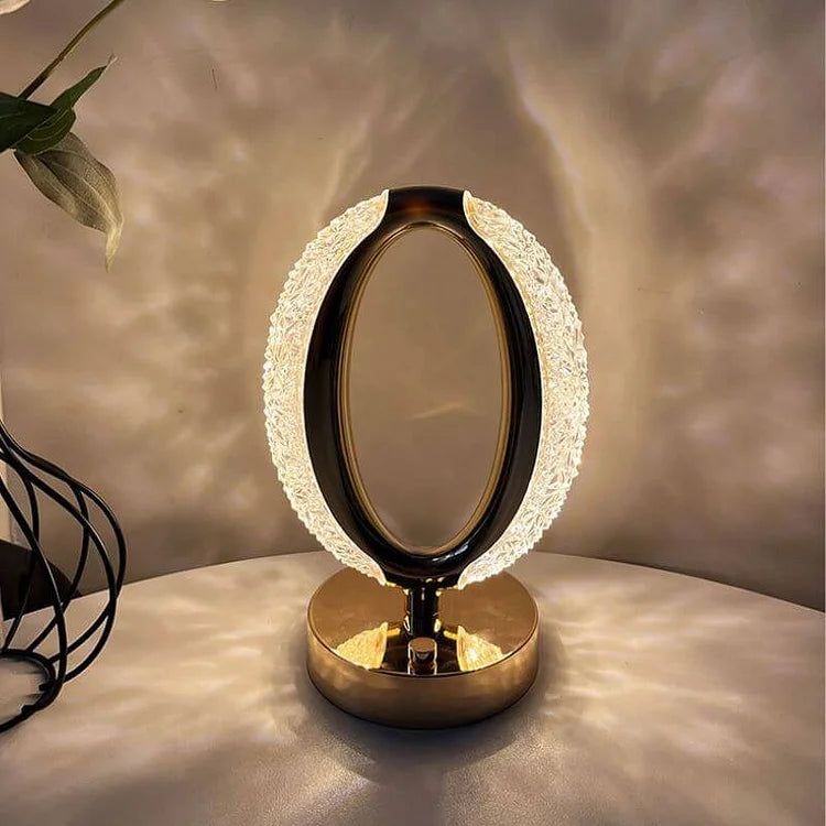 StarGlow - Genopladelig krystalbordlampe med justerbare lysindstillinger