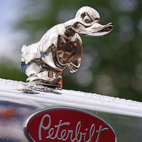 CarMascot- Stilfuldt krom ænderpynt