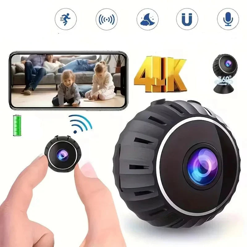 SentraView - Trådløst 4K Overvågningskamera med Panoramavisning