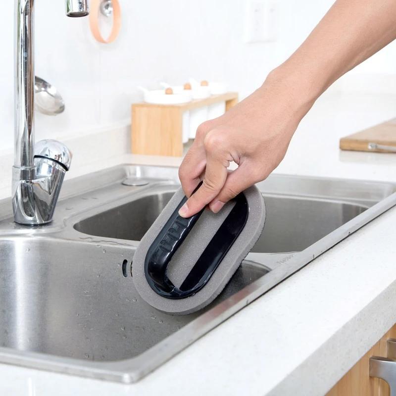 GripClean Ergonomisk Køkkensvamp – Effektiv Rengøring med Komfortabelt Greb